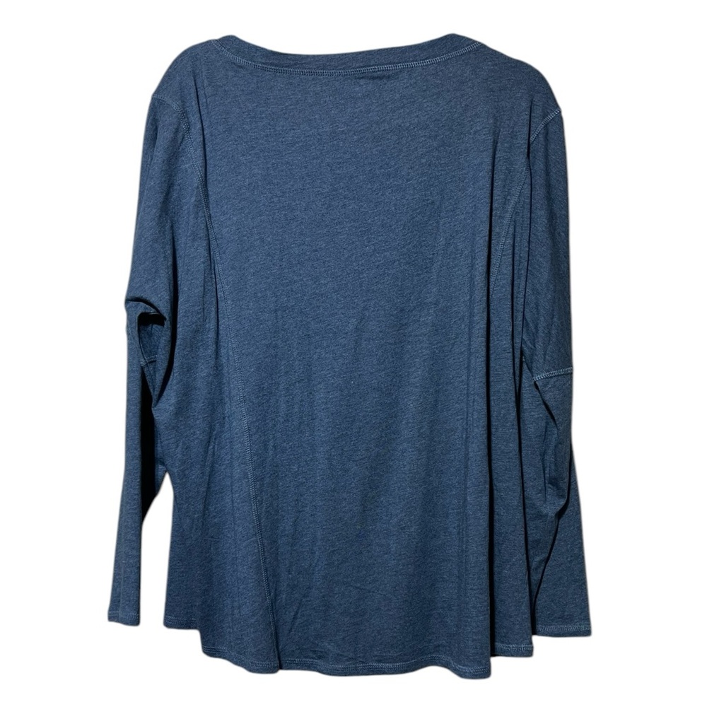 Garnet Hill Navy Blue Tunic XL - Picture 2 of 4